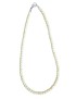 Collier ivoire végétal en tagua – 84 perles, 44 cm