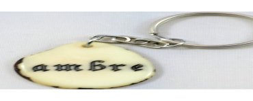 Tranche de tagua gravée prénom