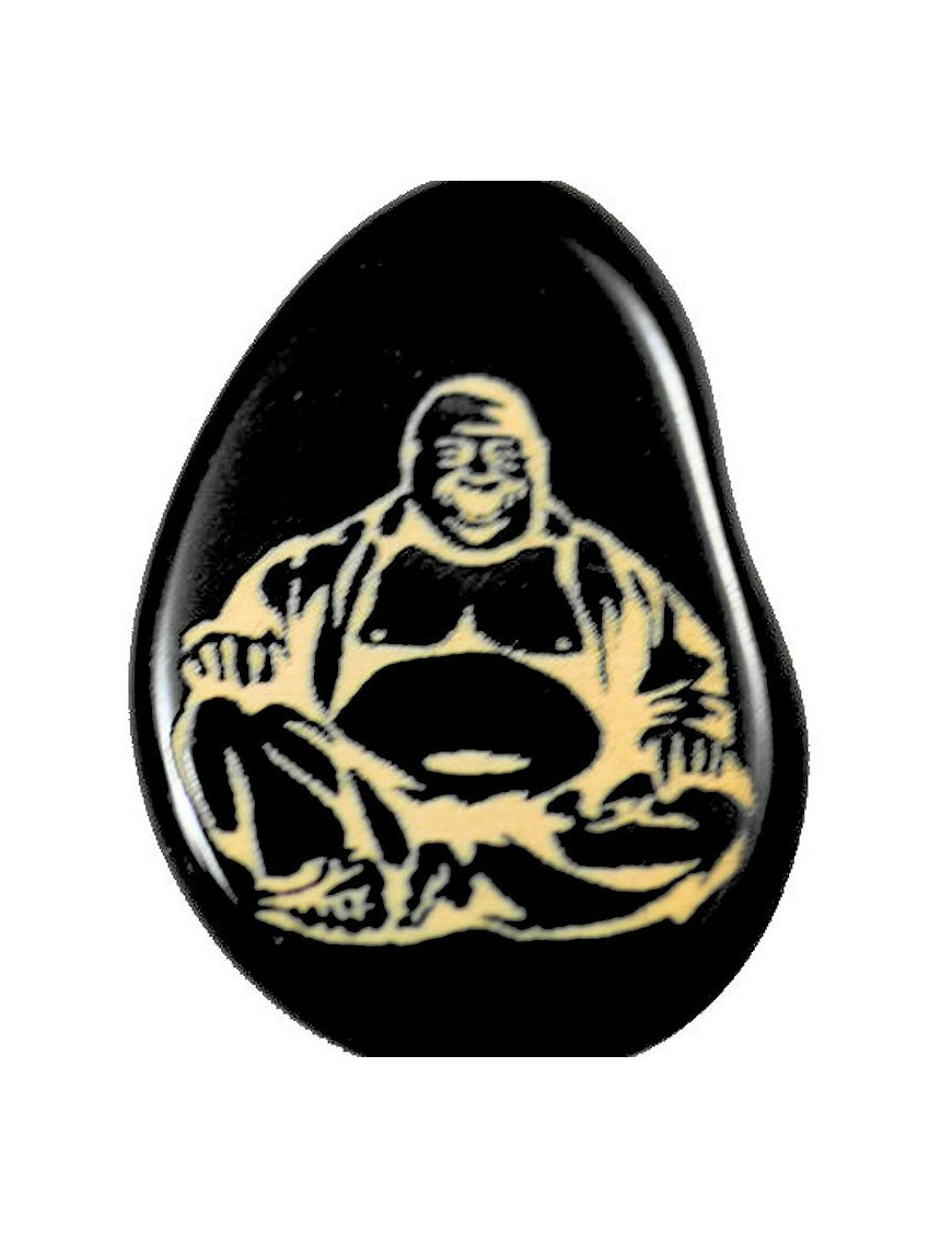 Pendentif, porte clés ou bracelet gravure Bouddha