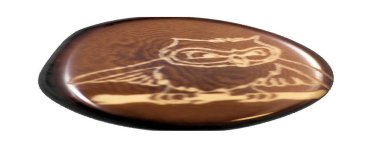 Pendentif, porte clés ou bracelet gravure Hibou