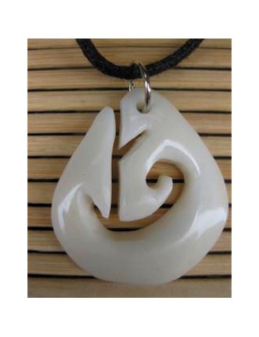 Pendentif Tagua symbole Maori 