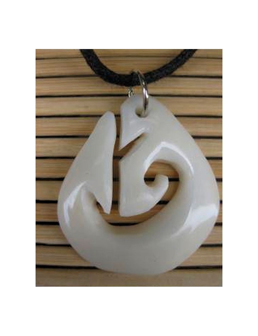 Pendentif Tagua symbole Maori 