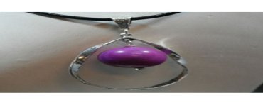 Pendentif alliage et perle de tagua