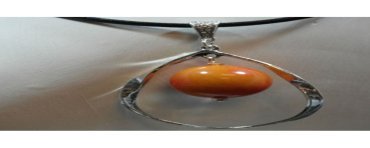 Pendentif alliage et perle de tagua