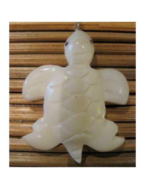 Pendentif tagua tortue de mer Pendentif tagua tortue de mer